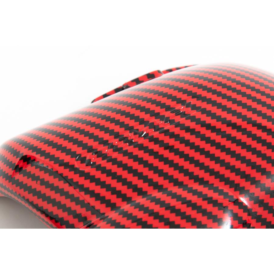 CB400SF NC42 Revo CB400SB エアクリーナーカバー レッドカーボン柄