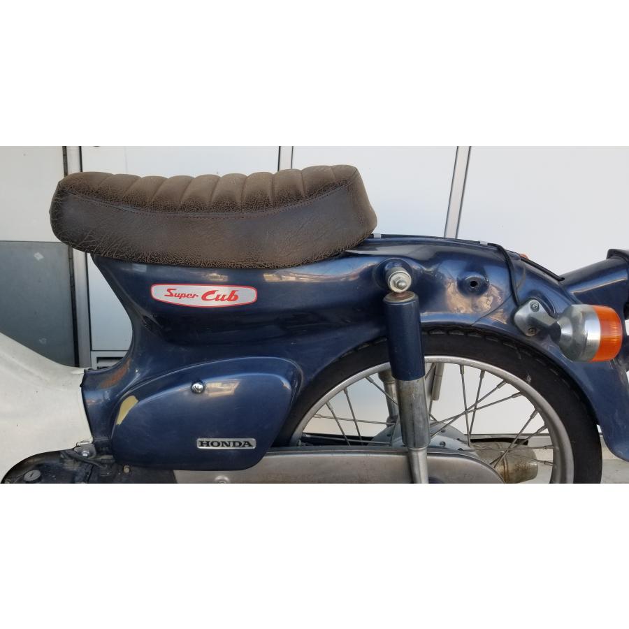 スーパーカブ C50 C70 C90 リトルカブ シート 座席 ヴィンテージ柄