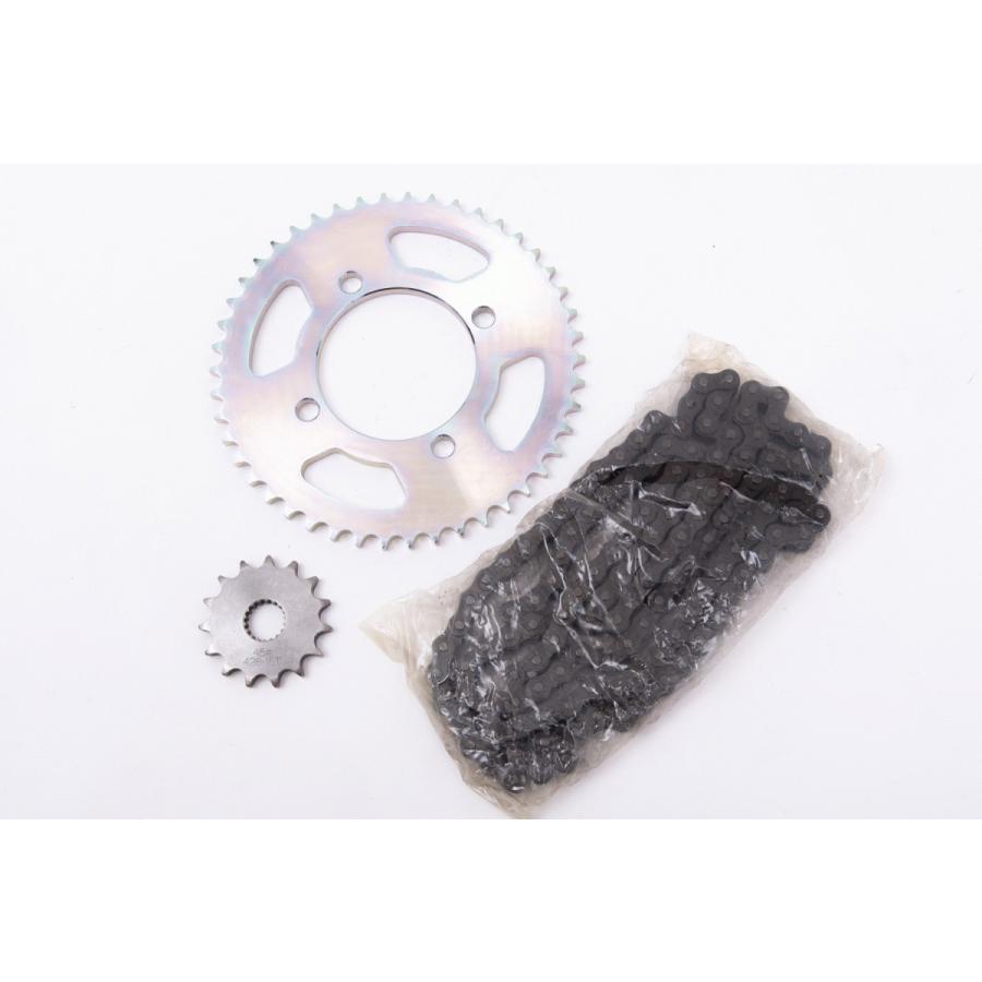 互換品 GZ125HS スプロケット ドライブチェーン セット : xcsヤフー店