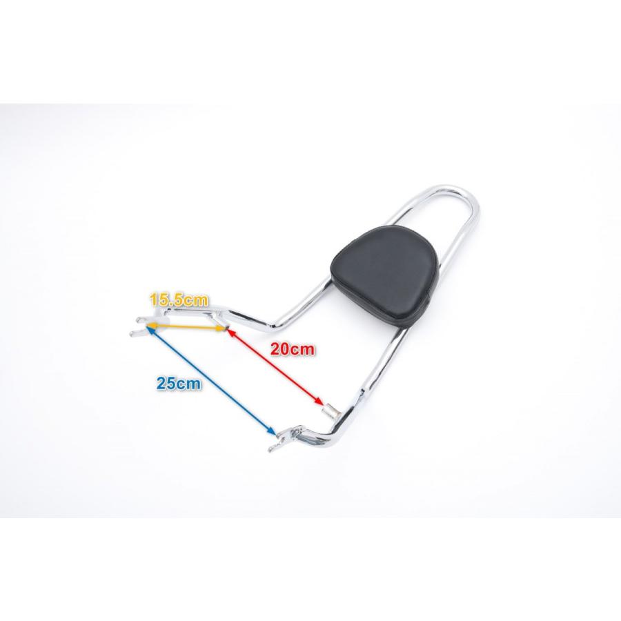 W400 W650 W800 シーシーバー バックレスト リア : xcsヤフー店 - 通販
