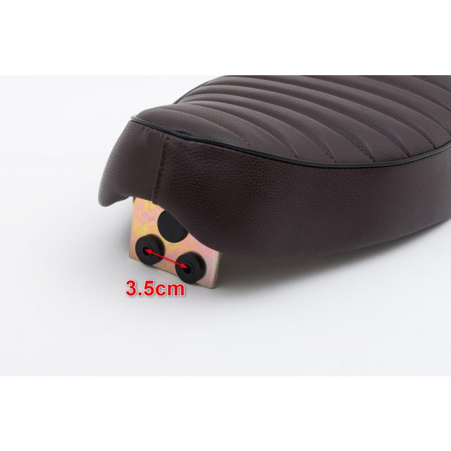 スーパーカブ C50 C70 C90 リトルカブ シート 座席 汎用品 茶色 : xcs