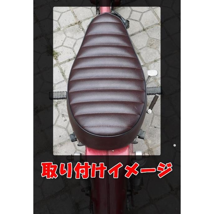 リトルカブ　汎用品　シート スーパーカブ C50 C70 C90 リトルカブ シート 座席 汎用品 茶色 : xcs