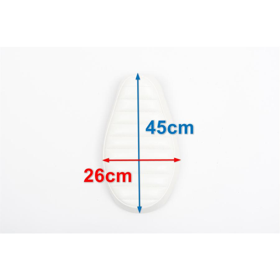 スーパーカブ C50 C70 C90 リトルカブ シート 座席 白 : xcsヤフー店
