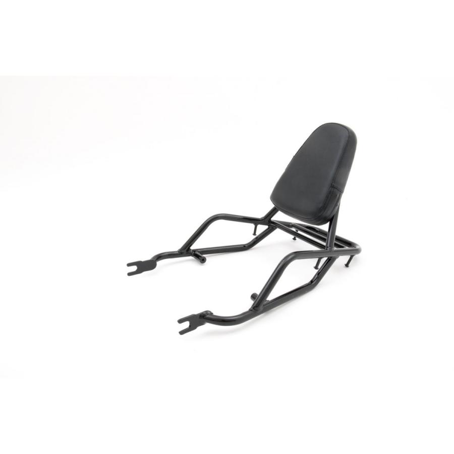 バックレスト付き　リアキャリア　W400W650W800 kawasaki用 W800 W650 W400 全年式 バックレスト付 リアキャリア