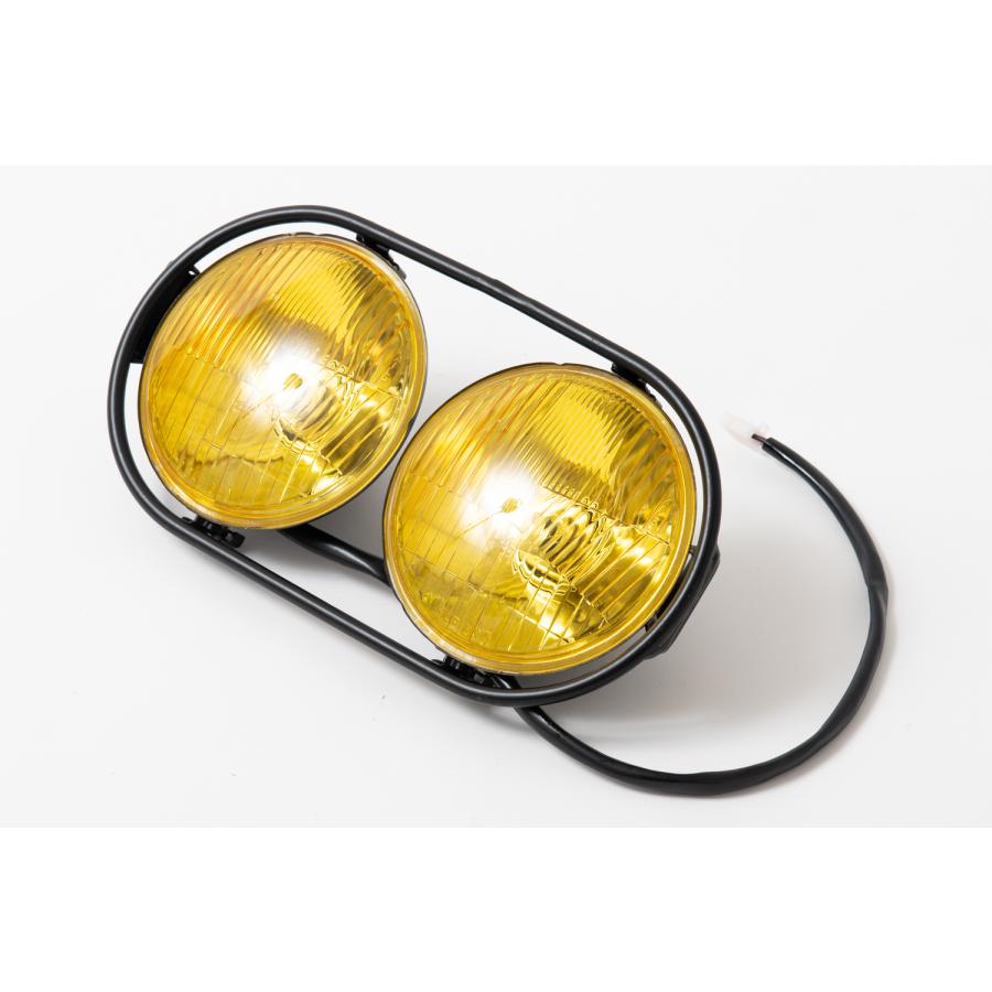 ズーマー ZOOMER AF58 ヘッドライト LED デカ目 黄色 ラッカス ズーマー ZOOMER AF58 ヘッドライト LED デカ目 黄色 ラッカス