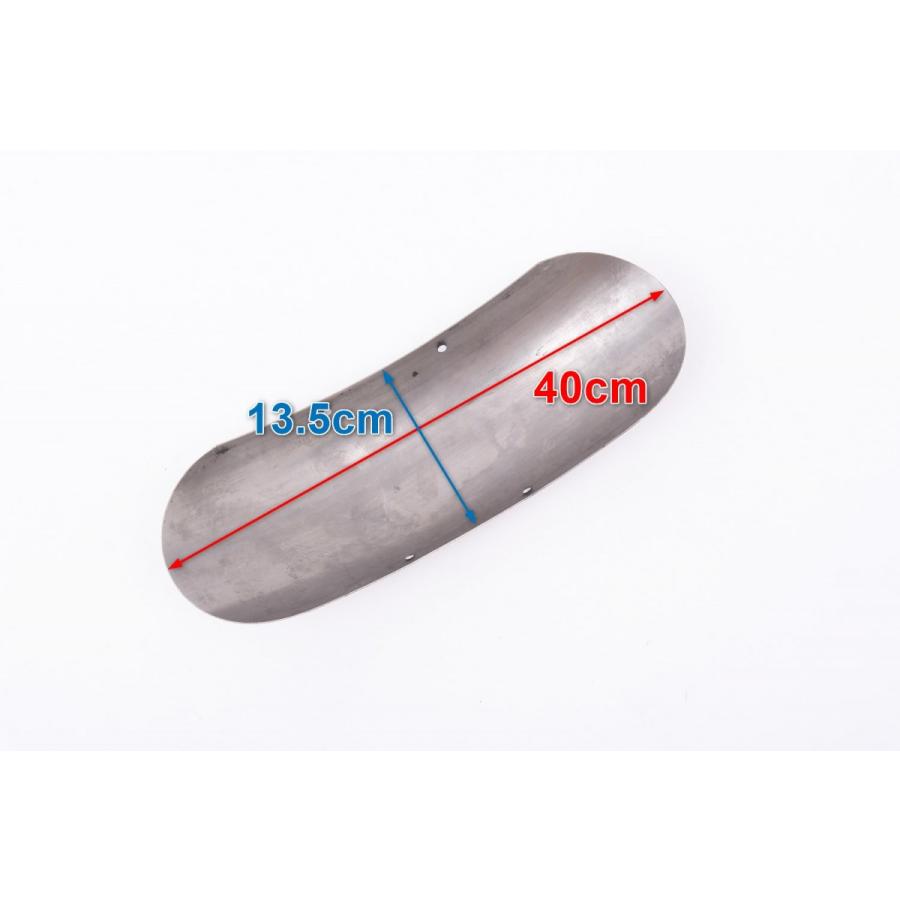 汎用 フロント フェンダー ショート ステンレス SR400 CB400SS