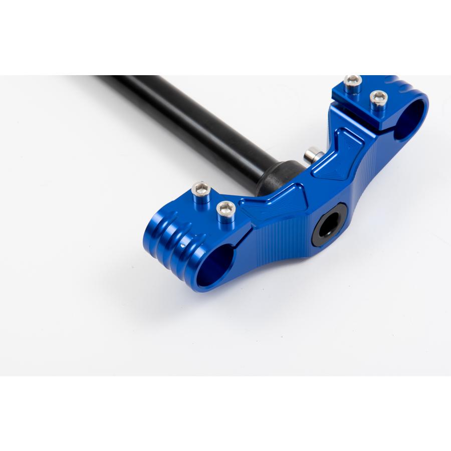 DIO ZX AF18 AF25 AF28 AF27 AF34 AF35 ステム 三又 CNCアルミ 27mm 青