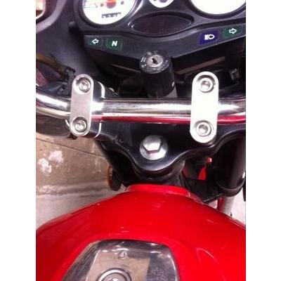 φ22.2mm ハンドルクランプ ハンドルポスト ZRX400 ゼファー400