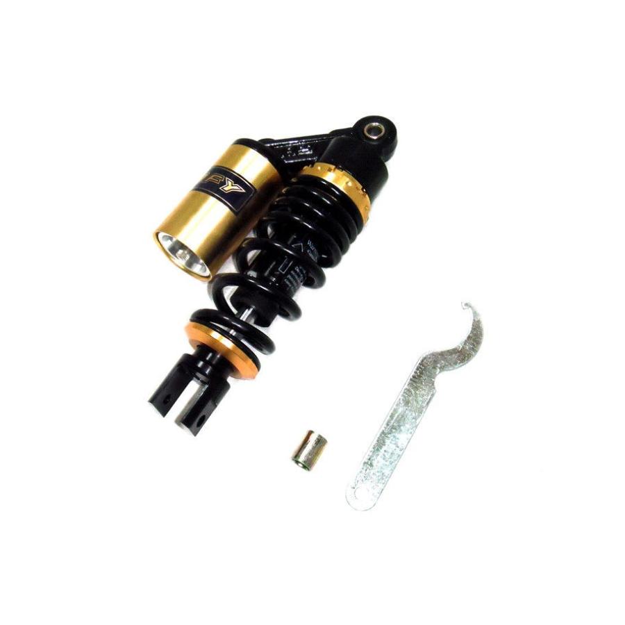 235mm タンク付き リアサスペンション リアショック 黒×金 JOG ジョグ