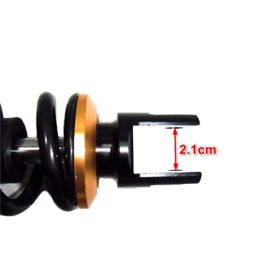 235mm タンク付き リアサスペンション リアショック 黒×金 JOG ジョグ