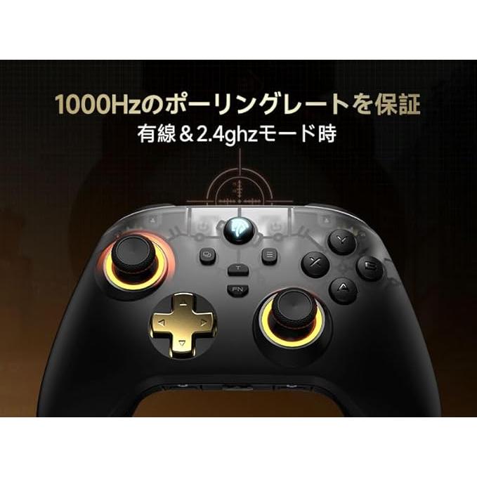 EasySMX D05 PC コントローラー、ワイヤレス、ジョイコン、PC/Switch