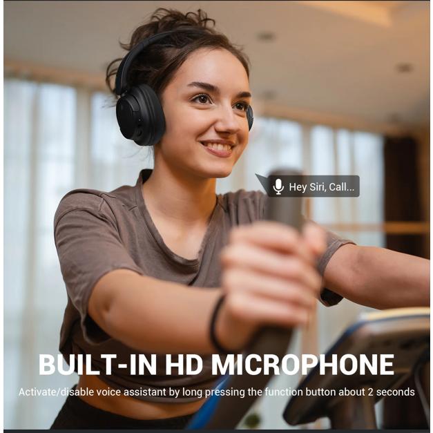 SuperEQ V16 ワイヤレスヘッドホン Bluetooth5.3, 40mmハイファイ