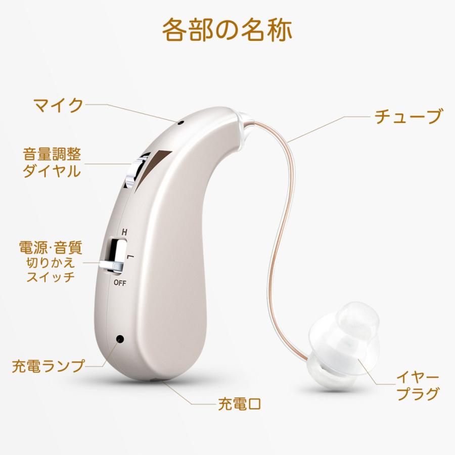 2024年モデル集音器【国内正規品】充電式 軽量 左右両用耳掛け 2024年モデル集音器【国内正規品】充電式 軽量 左右両用耳掛け