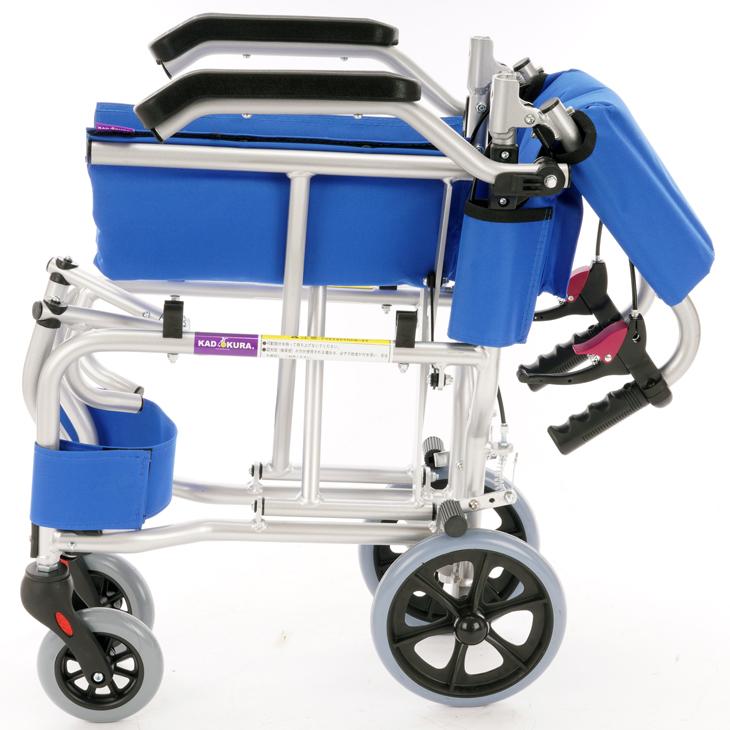 車椅子 車いす 車イス 軽量 コンパクト 介助式 簡易型 ネクスト レッド