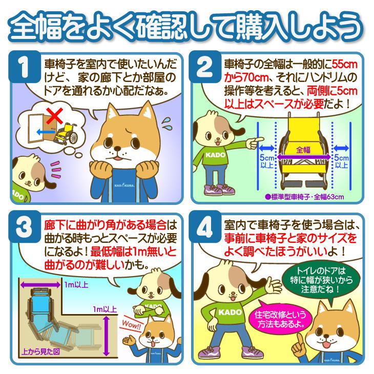 車椅子 車いす 車イス 軽量 コンパクト 介助式 クラウド ネイビー A604-ACBK カドクラ Mサイズの画像