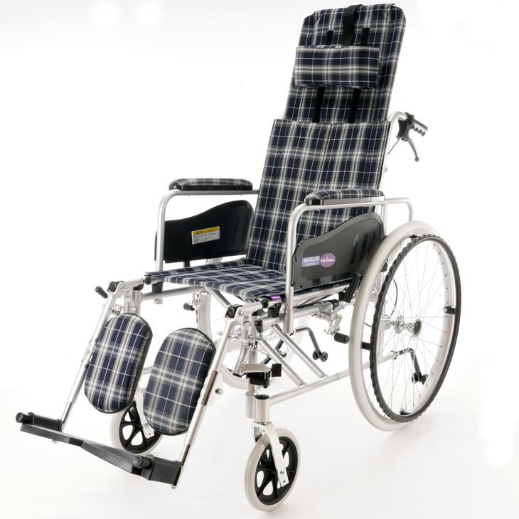 車椅子 車いす 車イス 軽量 コンパクト リクライニング ガーデン B201−AG カドクラ Mサイズ｜xenashopping｜04