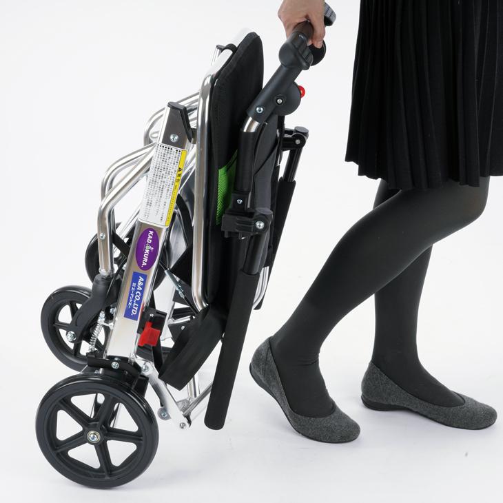カドクラ 車椅子 車イス 軽量 コンパクト 介助式 簡易 GBカート B704 L 