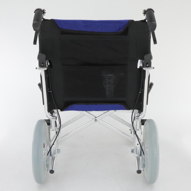 カドクラ 折りたたみ式 車椅子 足漕ぎ 自走 安全ベルト メッシュ 軽量