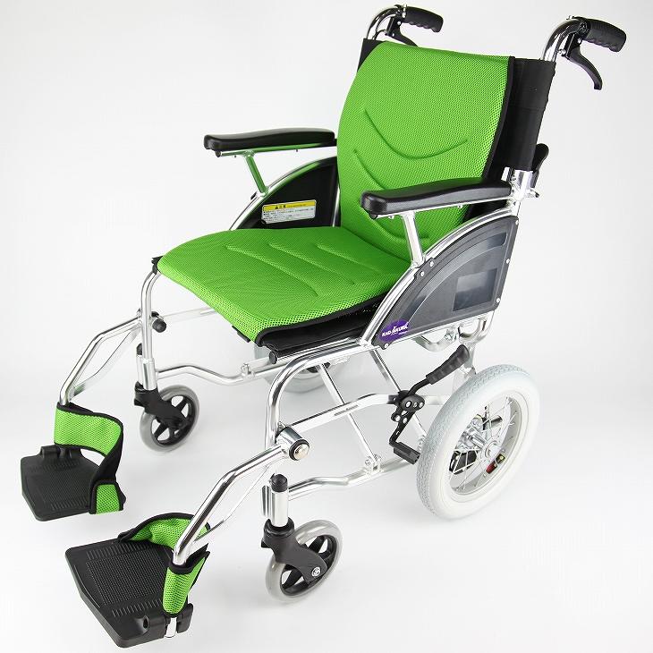 3 介助用 車いす KADKURA/カドクラリーフ F101G 軽量タイプ 背折れ