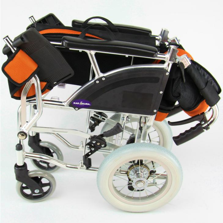 カドクラ 車椅子 車いす 車イス 軽量 コンパクト 介助式 リーフ