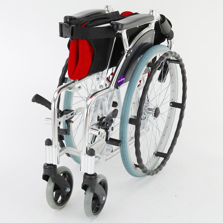 カドクラ 車椅子 車いす 車イス 軽量 コンパクト 自走用 足漕ぎ