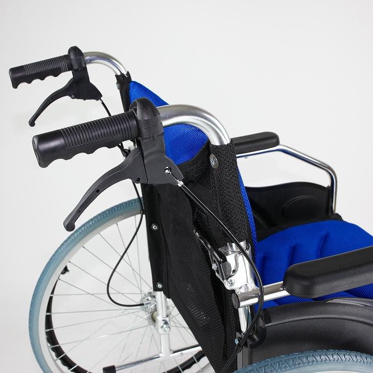 車椅子 車いす 車イス 軽量 コンパクト 自走式 ラバンバ ブルー G101-B カドクラ Mサイズ_8
