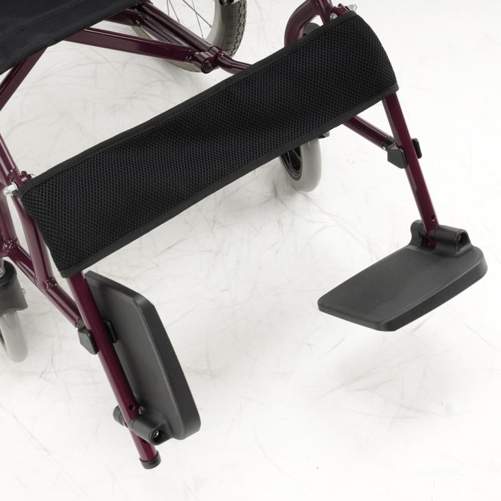 車椅子 車いす 車イス 軽量 コンパクト 介助式 アカシア パープル H201-PL カドクラ Mサイズ｜xenashopping｜10