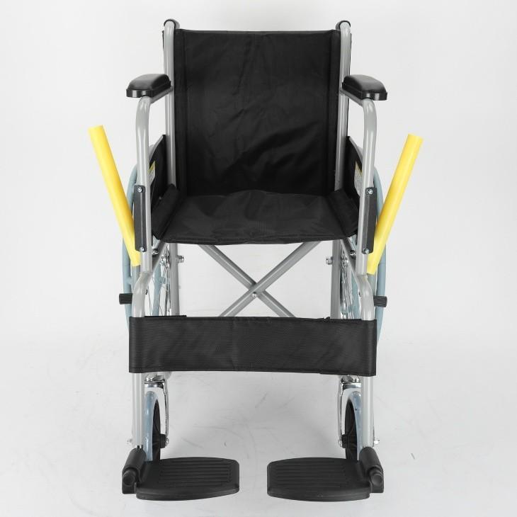 車椅子 マキテック 多機能車いす自走式KS80 ネイビーチェック KS80-4043NC 1台