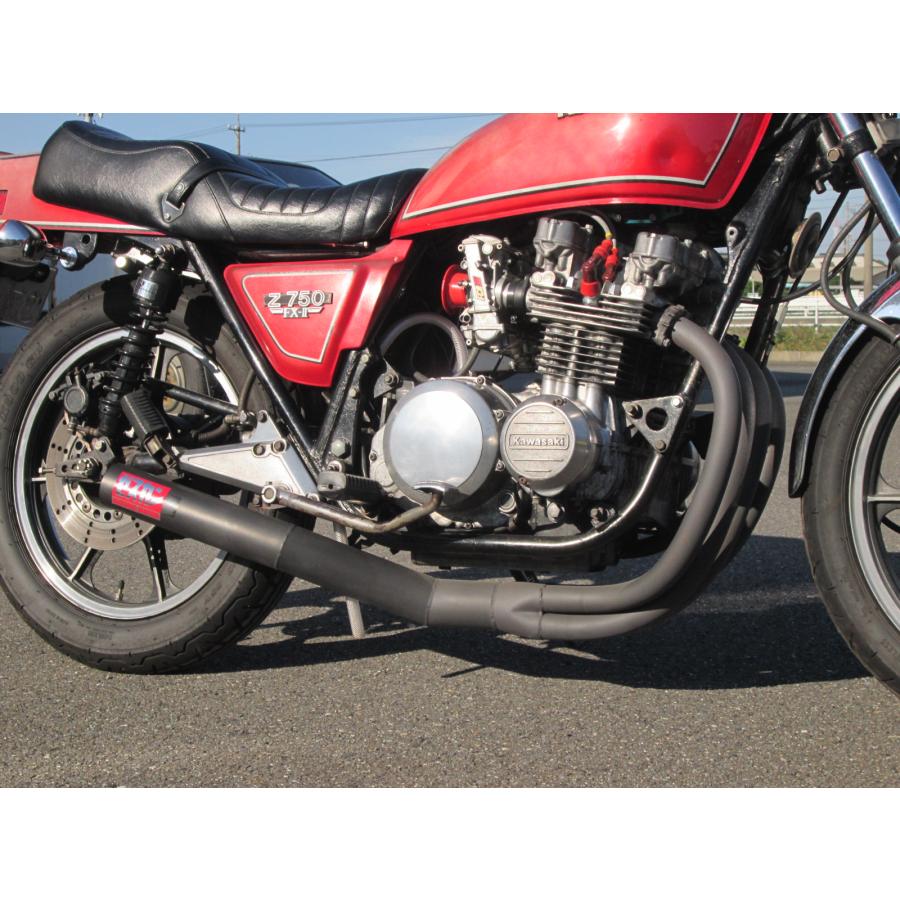 Z750FXII/III用 手曲集合管 【 ゼス管ショートマフラー手曲 Z750FXII/III用 手曲集合管 【 ゼス管ショートマフラー手曲