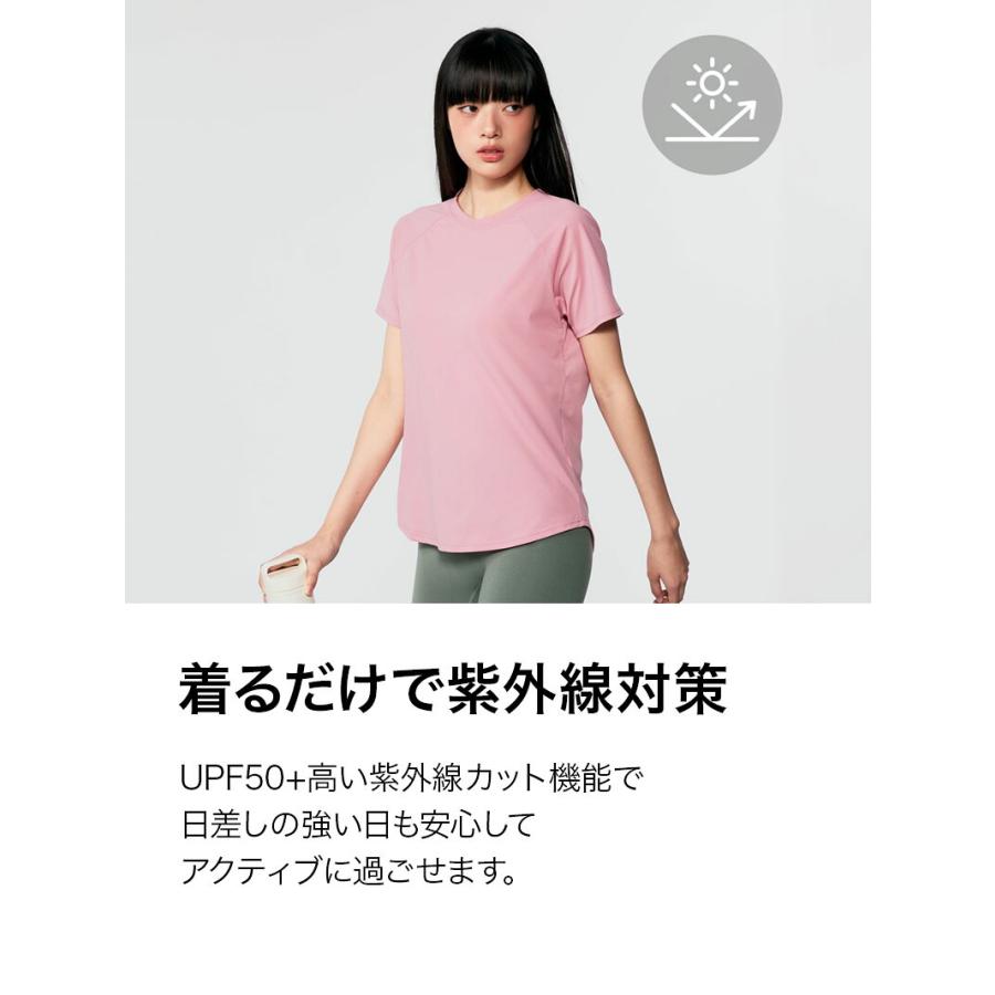 XEXYMIX（ゼクシィミックス） ヨガウェア ヨガトップス 半袖 Tシャツ