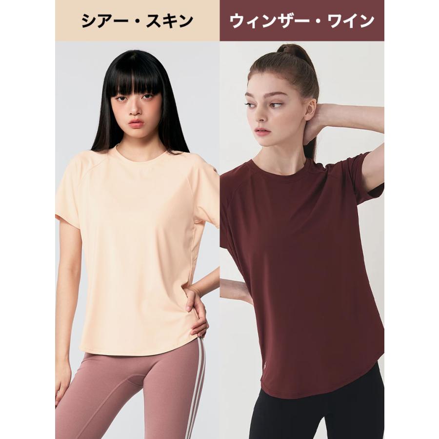 XEXYMIX（ゼクシィミックス） ヨガウェア ヨガトップス 半袖 Tシャツ