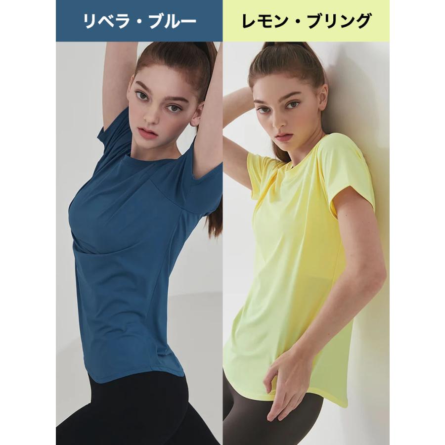 XEXYMIX（ゼクシィミックス） ヨガウェア ヨガトップス 半袖 Tシャツ