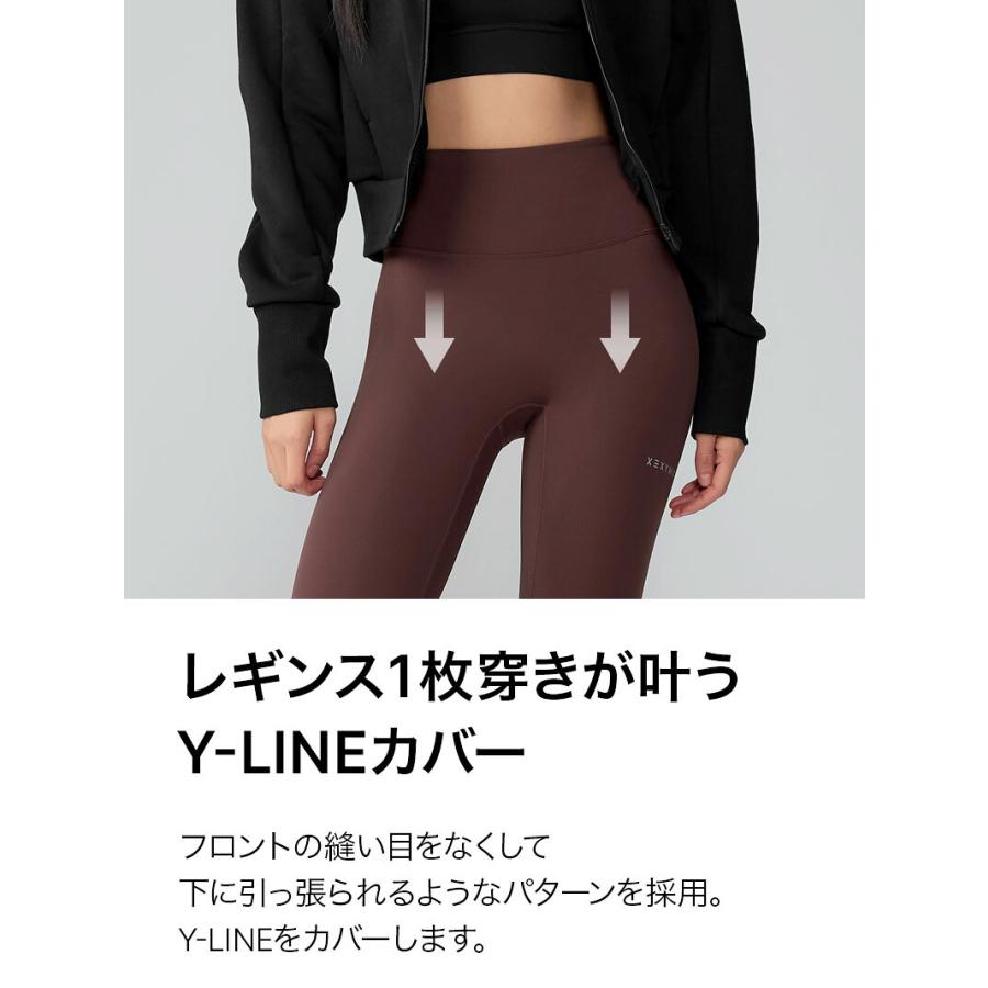 CVTVLIST レギンス 黒×赤 XEXYMIX（ゼクシィミックス） 【2枚目半額】 ヨガ ウェア レギンス