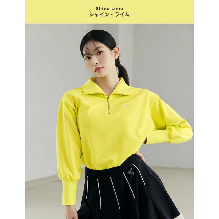 XEXYMIX ゼクシィミックス ゼクシーミックス ゴルフ ゴルフウェア GOLF 長袖 トレーナー スウェット トップス カットソー 韓国 おしゃれ かわいい GA3012Gの画像