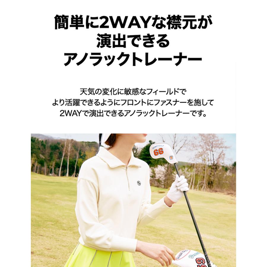 XEXYMIX ゼクシィミックス ゼクシーミックス ゴルフ ゴルフウェア GOLF 長袖 トレーナー スウェット トップス カットソー 韓国 おしゃれ かわいい GA3012Gの画像