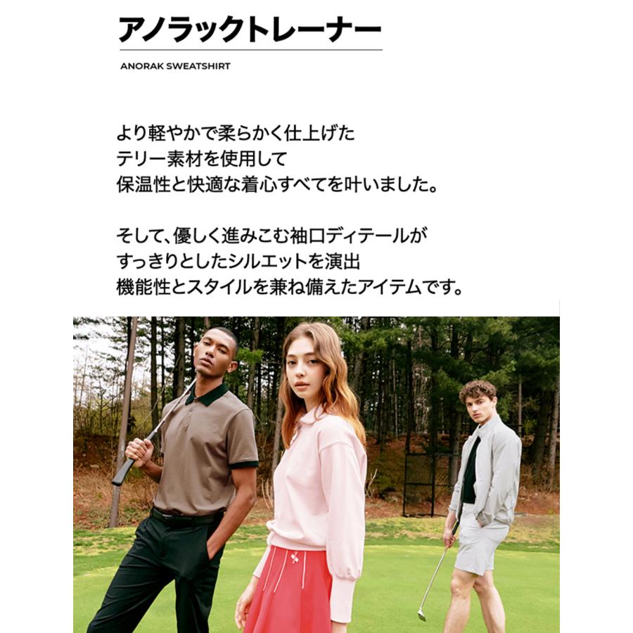 XEXYMIX ゼクシィミックス ゼクシーミックス ゴルフ ゴルフウェア GOLF 長袖 トレーナー スウェット トップス カットソー 韓国 おしゃれ かわいい GA3012Gの画像