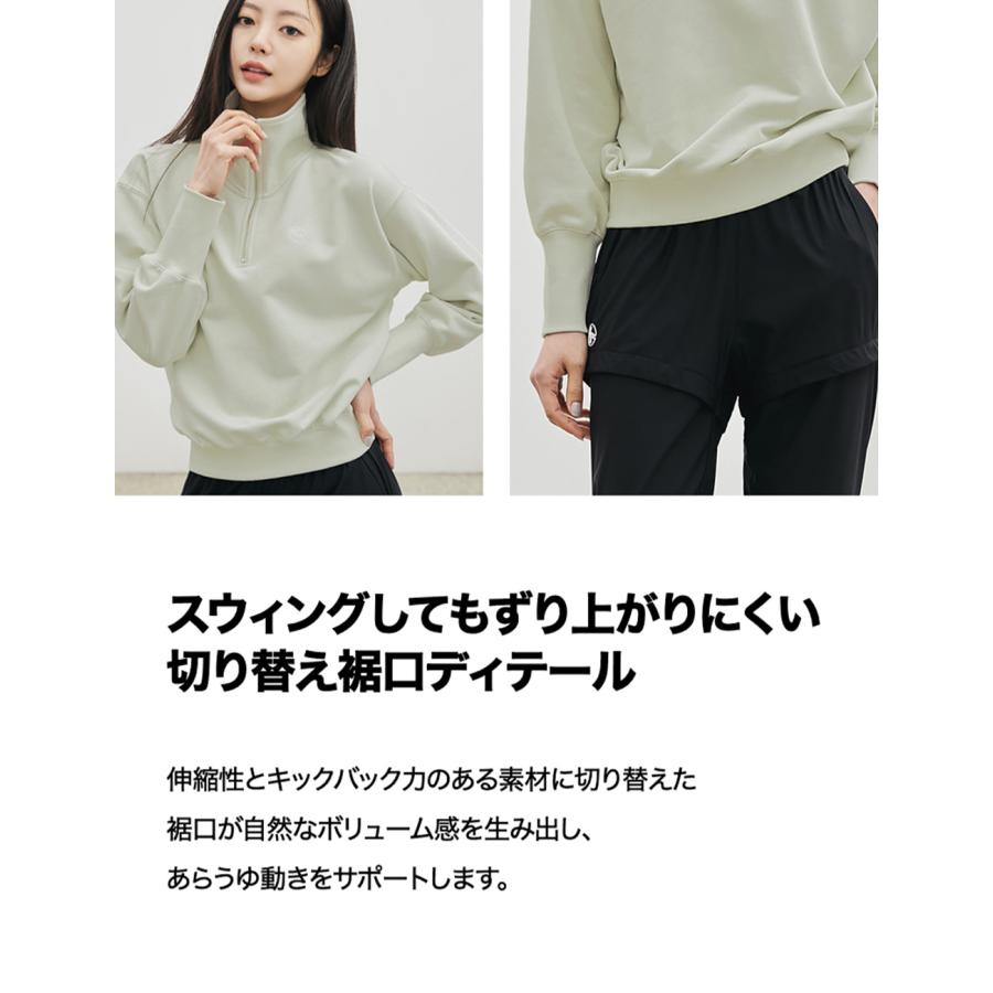 XEXYMIX ゼクシィミックス ゼクシーミックス ゴルフ ゴルフウェア GOLF 長袖 トレーナー スウェット トップス カットソー 韓国 おしゃれ かわいい GA3012Gの画像