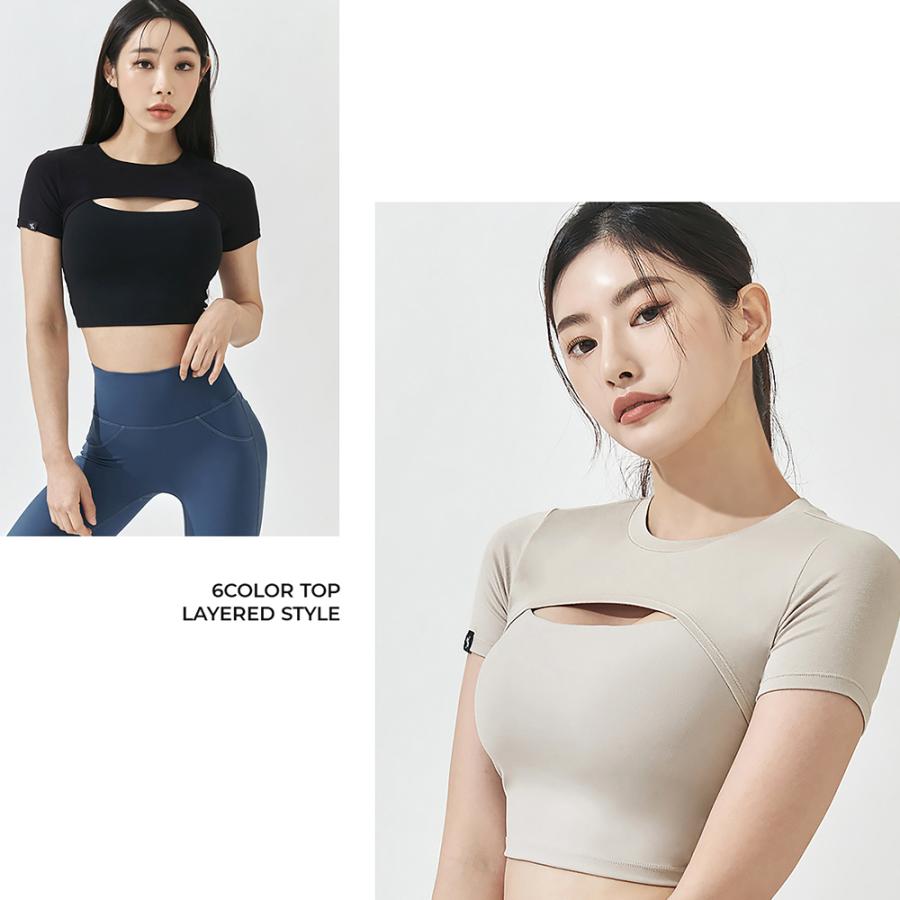 XEXYMIX（ゼクシィミックス） ゼクシーミックス レイヤード 半袖 T