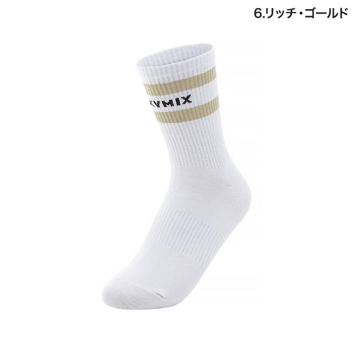 XEXYMIX（ゼクシィミックス） ヨガソックス ライン・クルーソックス 全