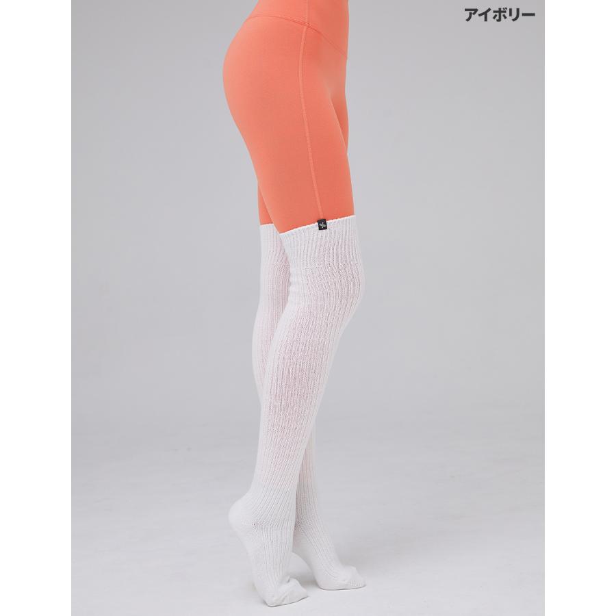 XEXYMIX ヨガソックス リブ ニーハイ ソックス ヨガ ピラティス 靴下