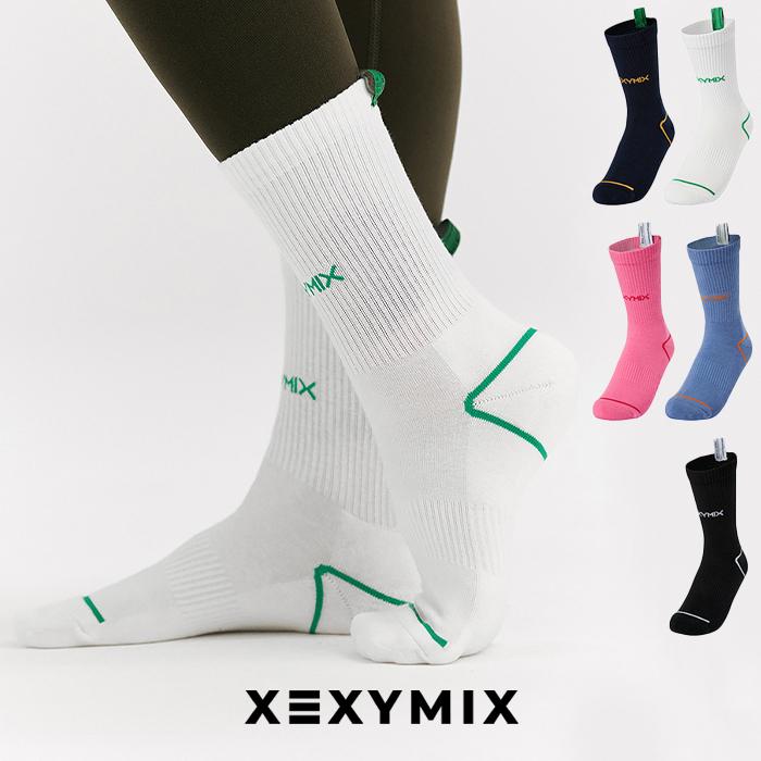 XEXYMIX ゼクシィミックス ゼクシーミックス ロゴ クルーソックス