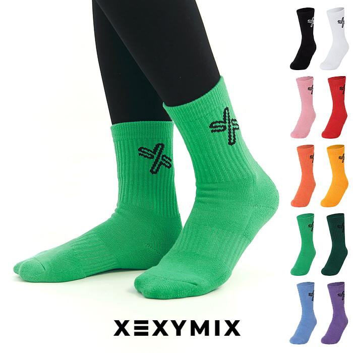 XEXYMIX ゼクシィミックス ゼクシーミックス シンボル クルーソックス