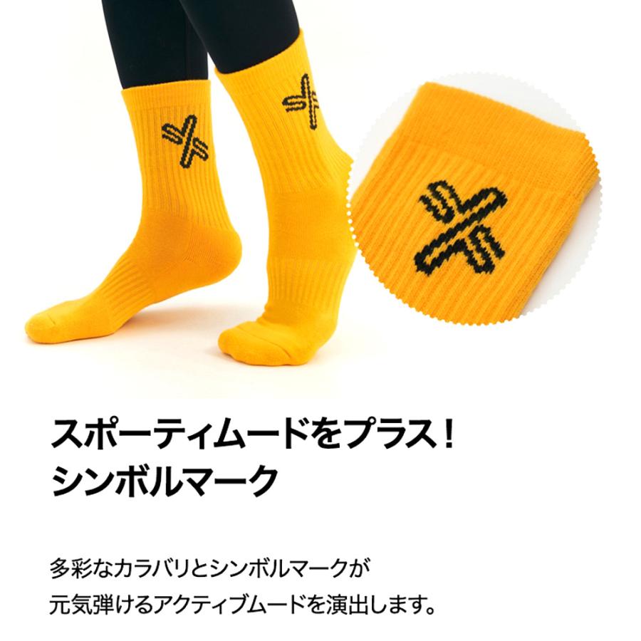 XEXYMIX ゼクシィミックス ゼクシーミックス シンボル クルーソックス