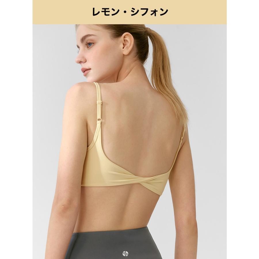 XEXYMIX（ゼクシィミックス） ヨガウェア ブラトップ パッド付き 背中