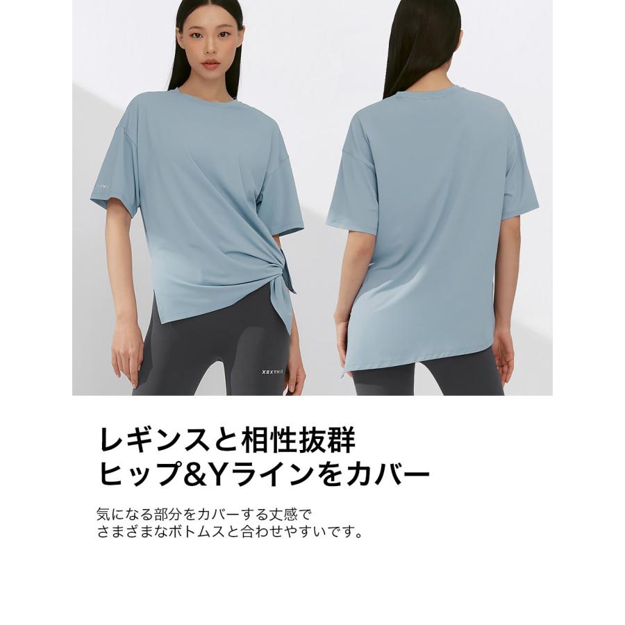 XEXYMIX（ゼクシィミックス） ヨガウェア トップス 半袖 Tシャツ