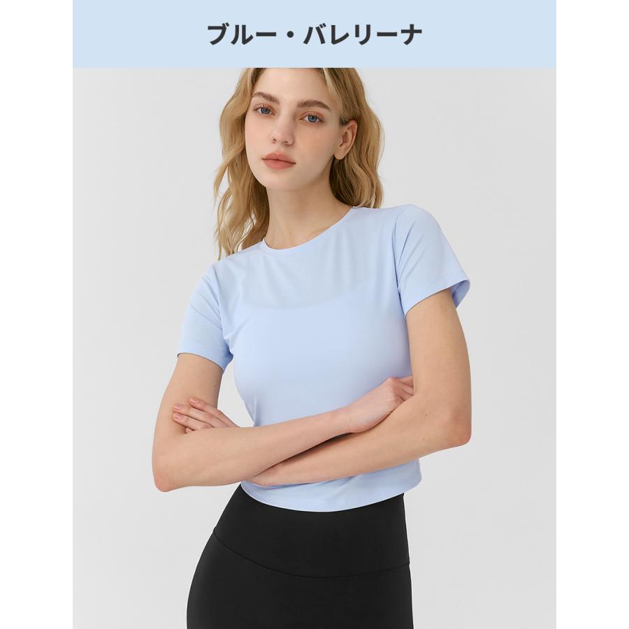 XEXYMIX（ゼクシィミックス） ヨガウェア 半袖 Tシャツ メッシュ
