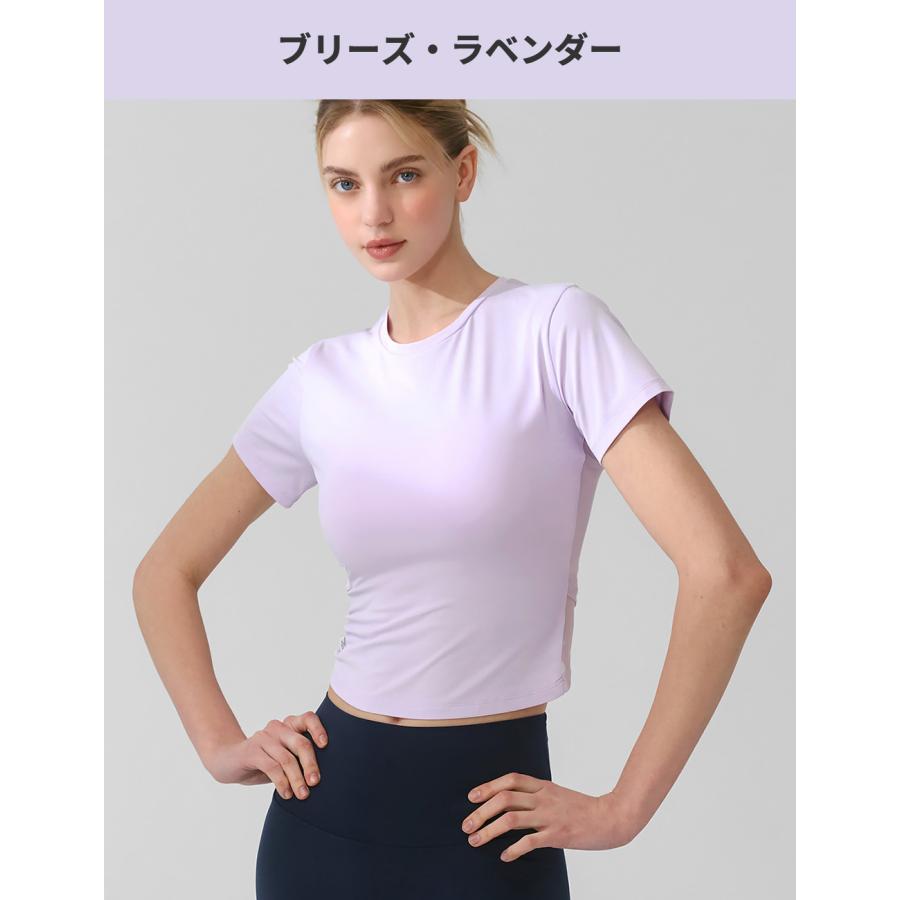 XEXYMIX（ゼクシィミックス） ヨガウェア 半袖 Tシャツ メッシュ