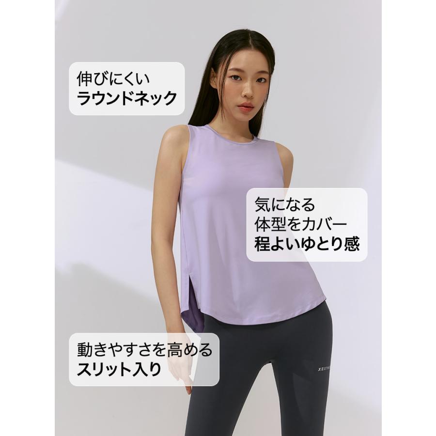 XEXYMIX（ゼクシィミックス） ヨガウェア トップス ノースリーブ UV