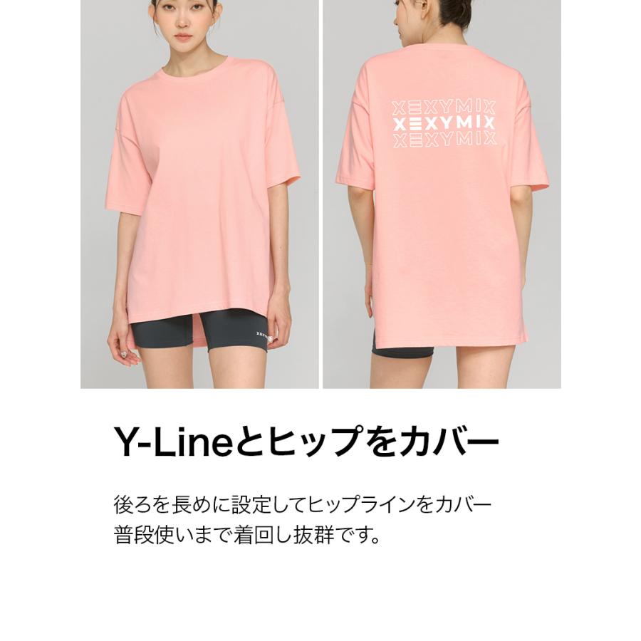 XEXYMIX（ゼクシィミックス） ヨガウェア 半袖 オーバーフィット T