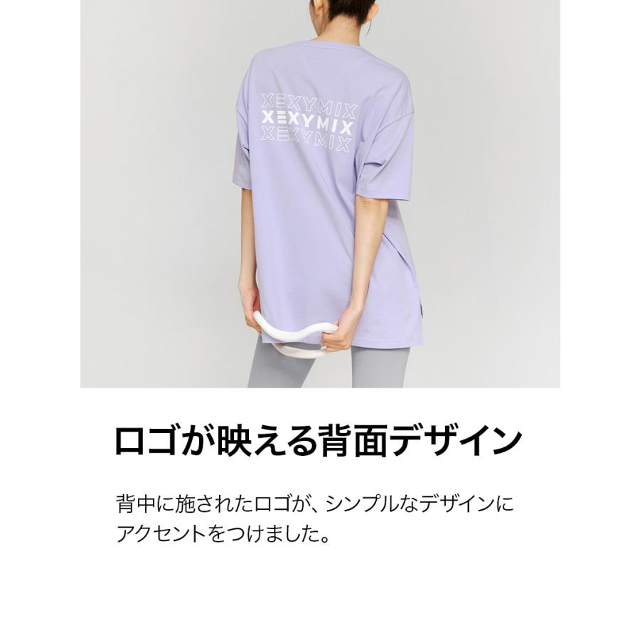 XEXYMIX（ゼクシィミックス） ヨガウェア 半袖 オーバーフィット T